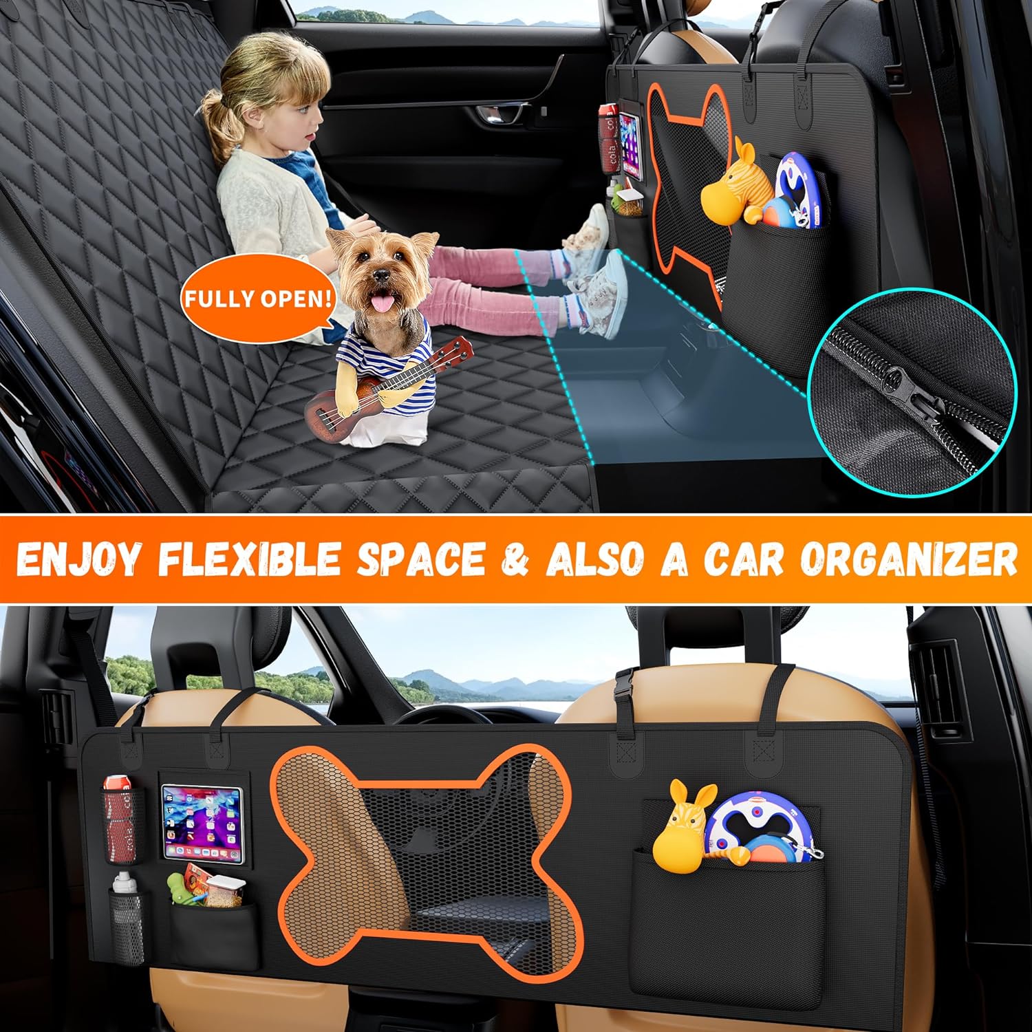 Protector Funda Cubre Asiento Auto  Mascotas Perros y Gatos