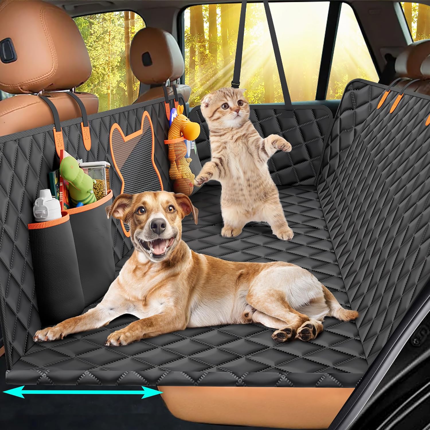 Protector Funda Cubre Asiento Auto  Mascotas Perros y Gatos